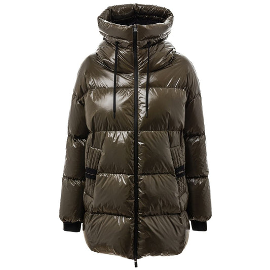 Herno Green Polyamide Jackets & Coat Herno