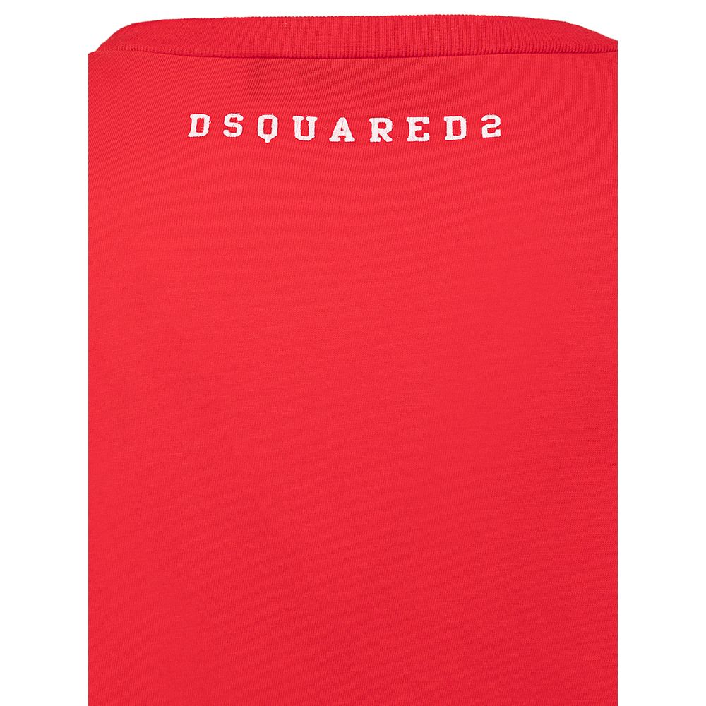 Dsquared² Red Cotton T-Shirt Dsquared²