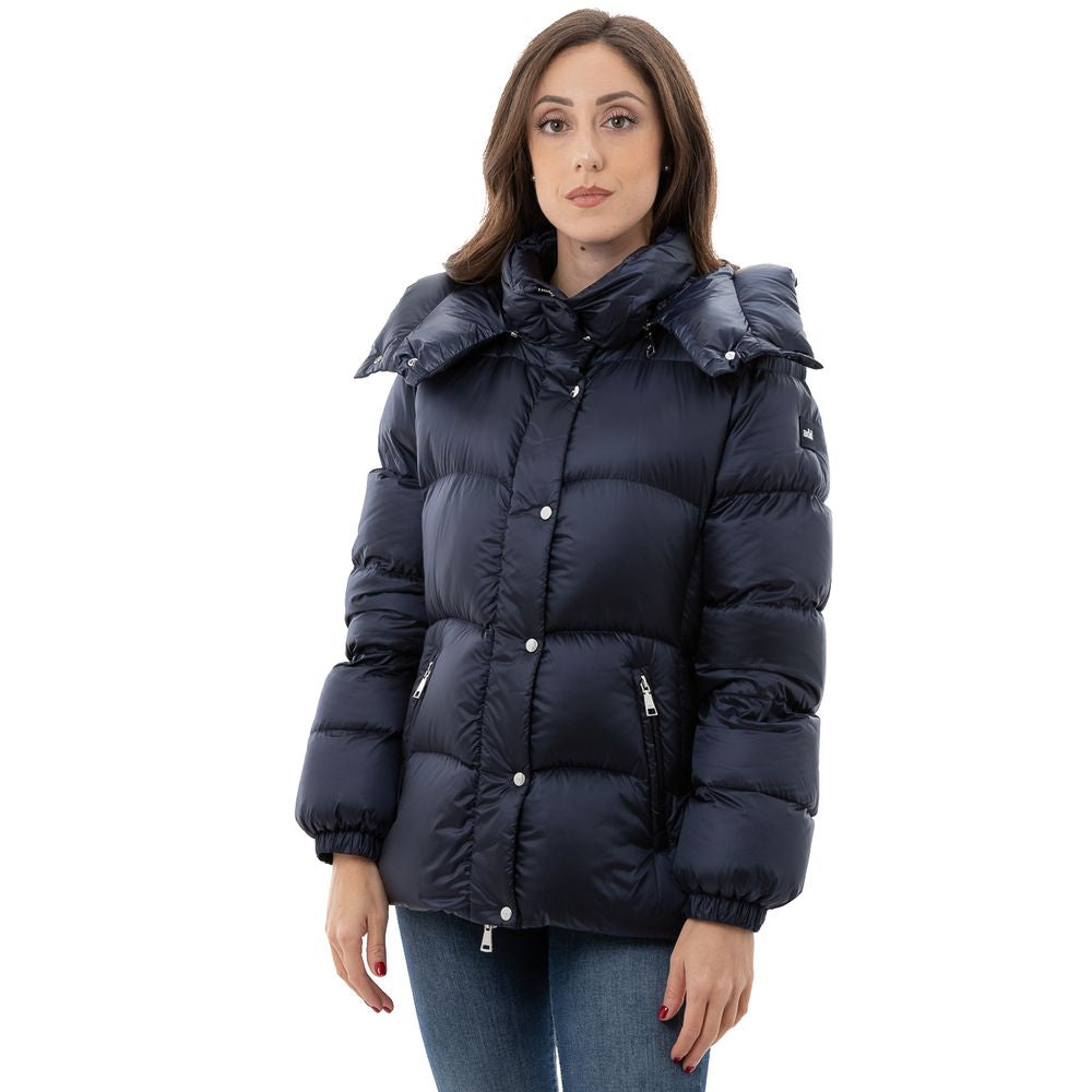 Add Blue Polyamide Jackets & Coat Add