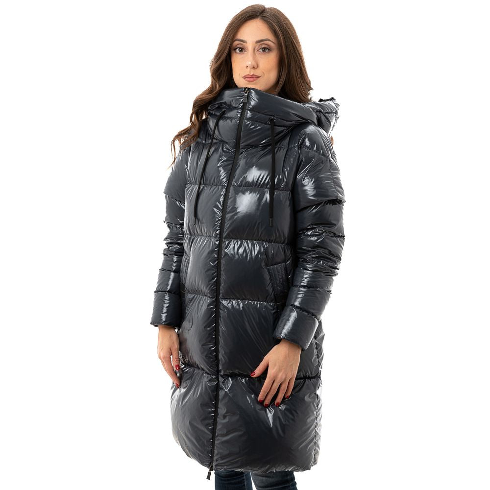 Herno Blue Polyamide Jackets & Coat Herno