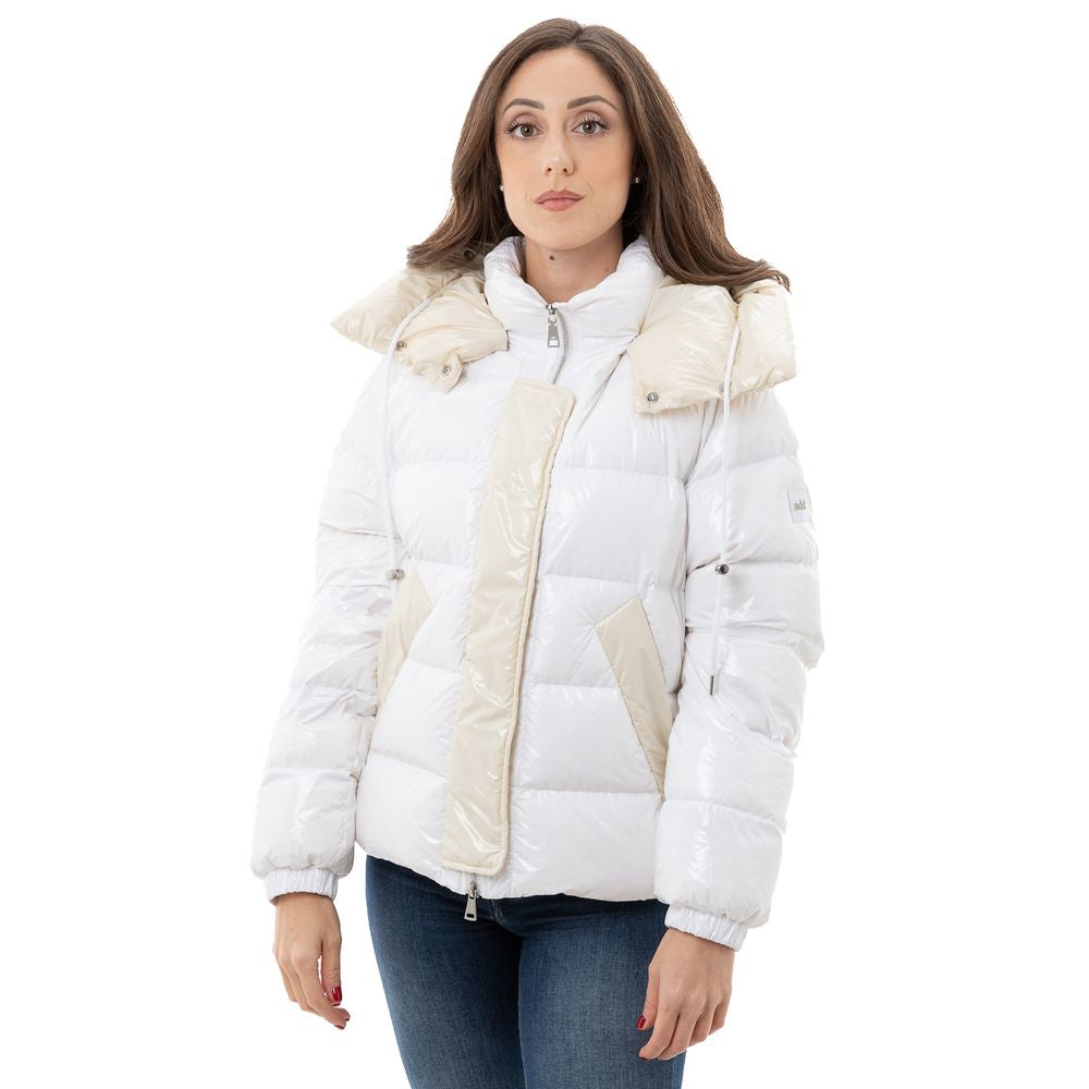 Add White Polyamide Jackets & Coat Add