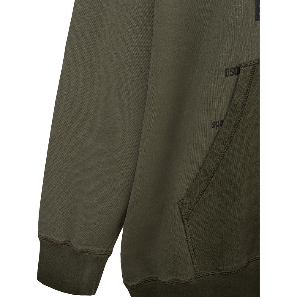 Dsquared² Green Cotton Hoody Dsquared²