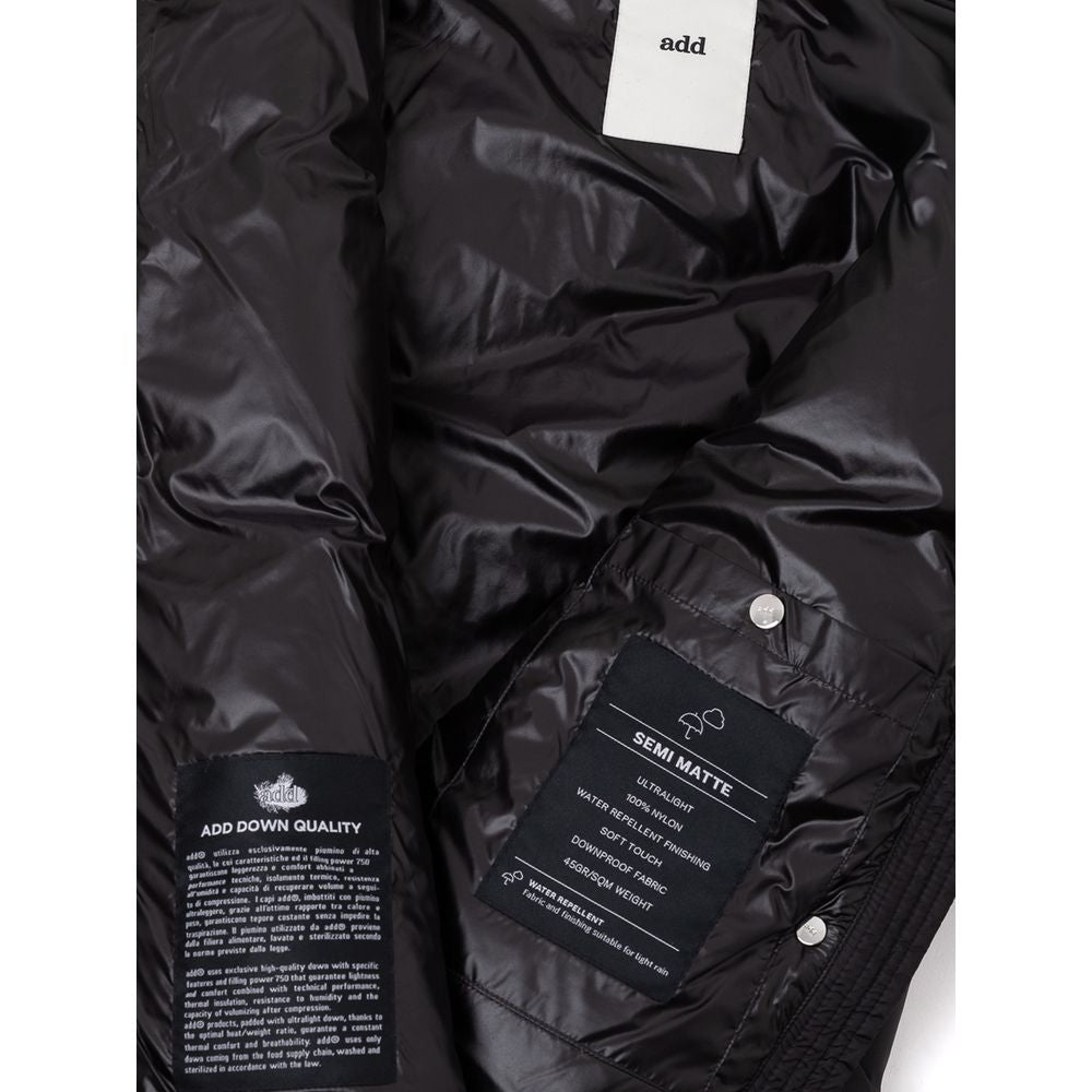 Add Black Polyamide Jackets & Coat Add