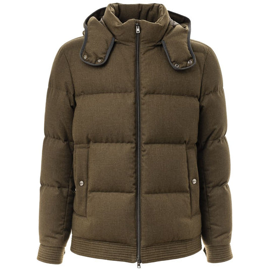 Herno Green Wool Jackets & Coat Herno