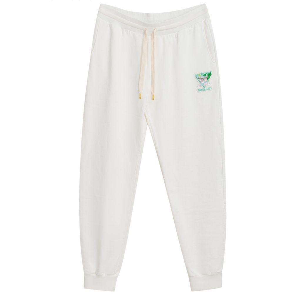 Casablanca White Cotton Athletic Pant Casablanca