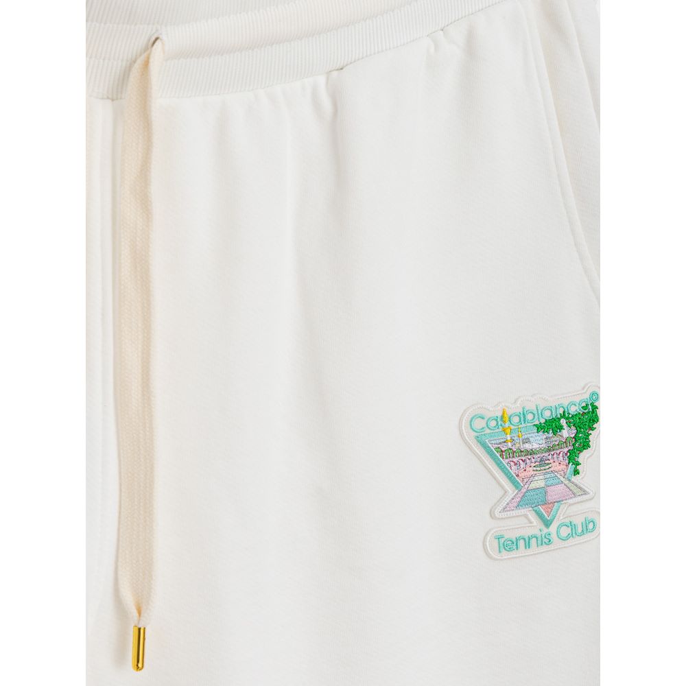 Casablanca White Cotton Athletic Pant Casablanca