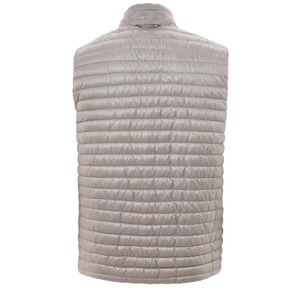 Herno Brown Polyamide Sleveless Jacket Herno