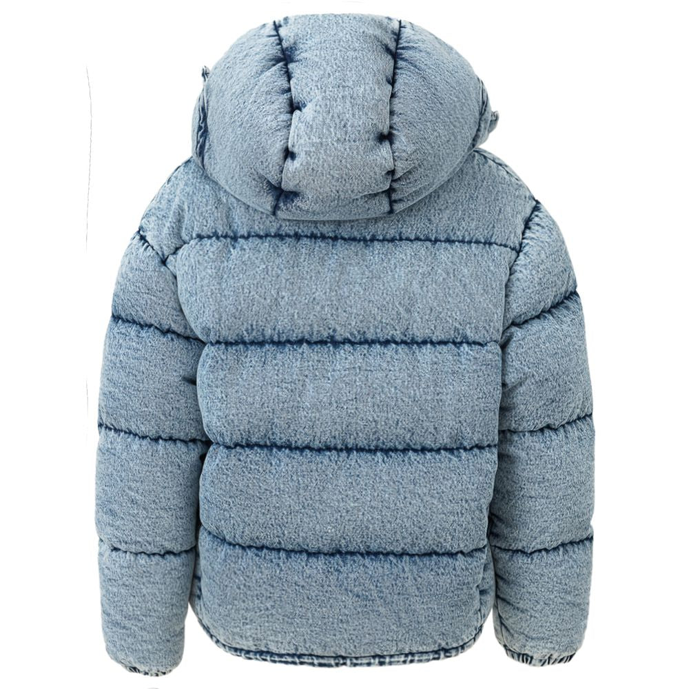 Miu Miu Blue Polyester Jackets & Coat Miu Miu