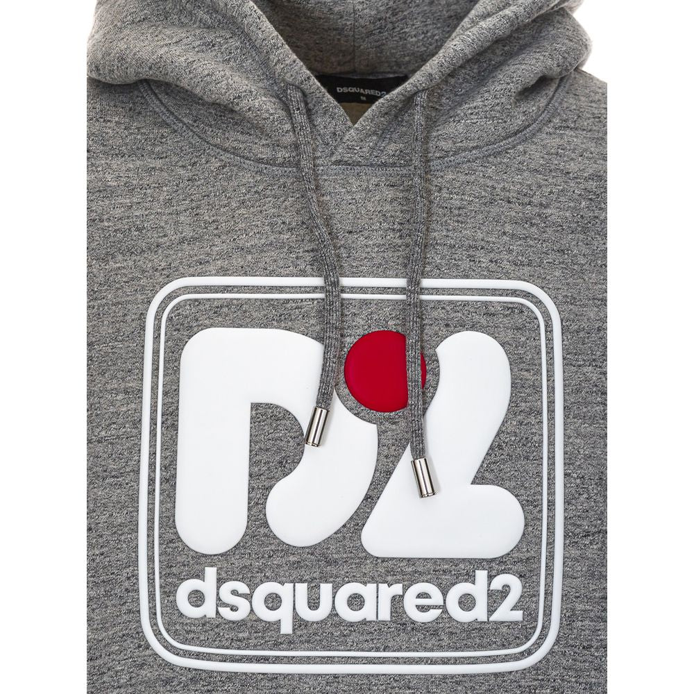 Dsquared² Gray Cotton Hoody Dsquared²