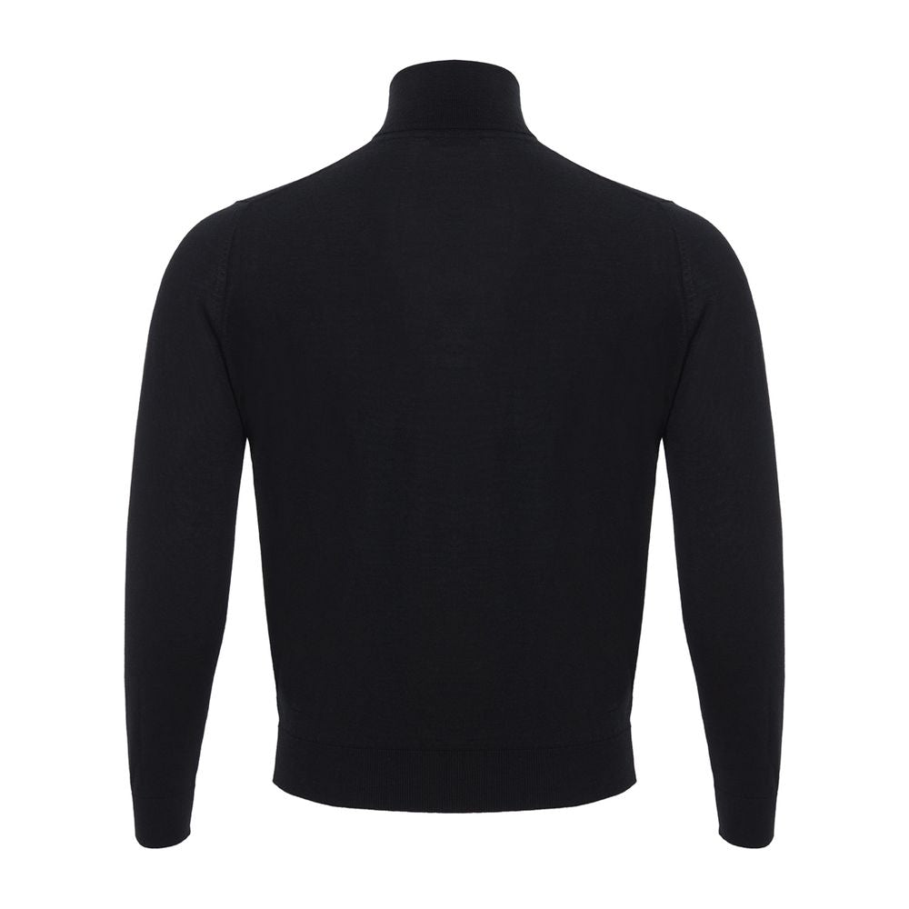 Colombo Italian Cashmere Luxury Black Sweater Colombo