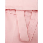 Lardini Elegant Pink Viscose Pants for Chic Style