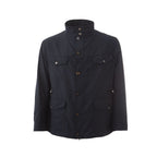 Lardini Blue Wool Coat - Eljoys Fashion 