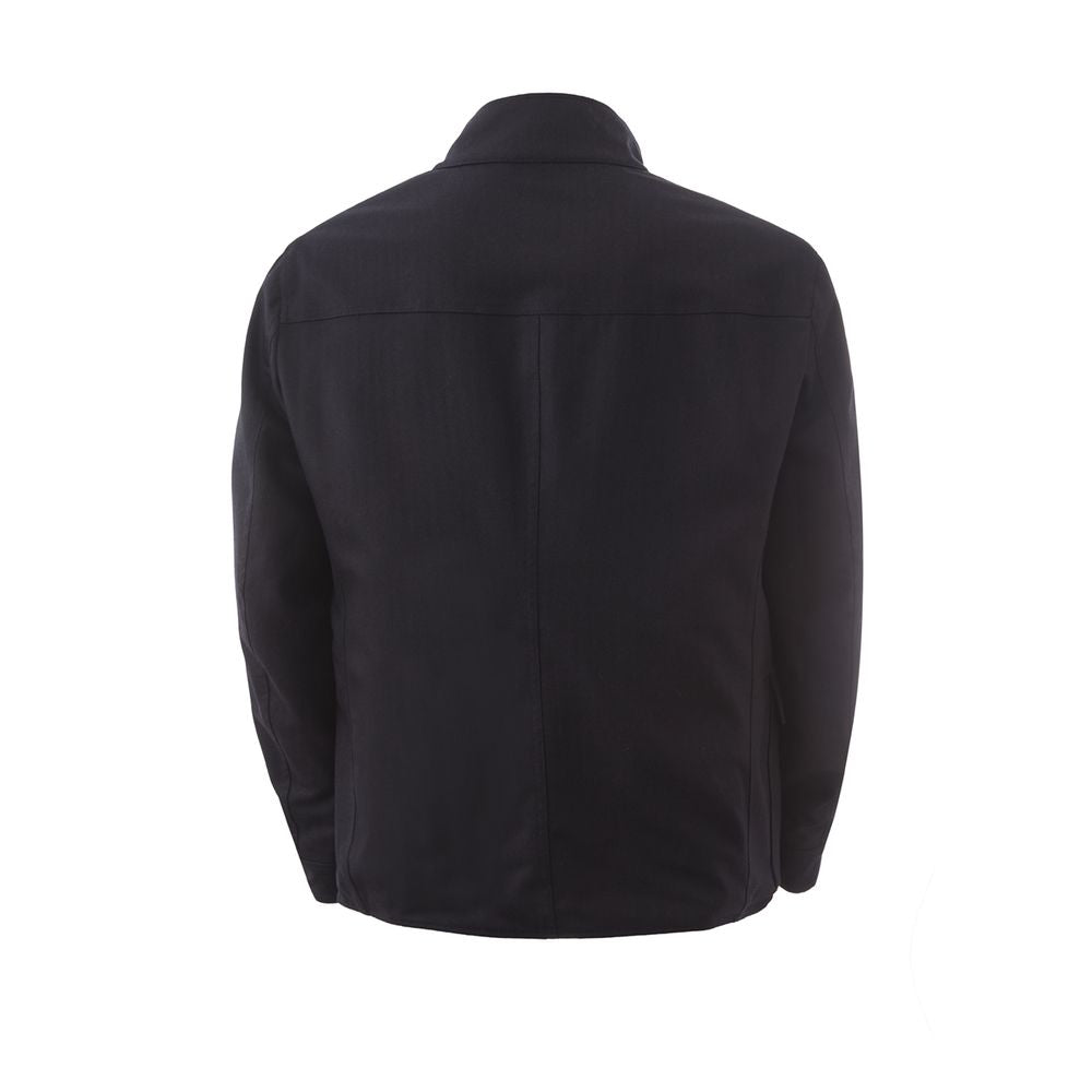 Lardini Blue Wool Coat - Eljoys Fashion 
