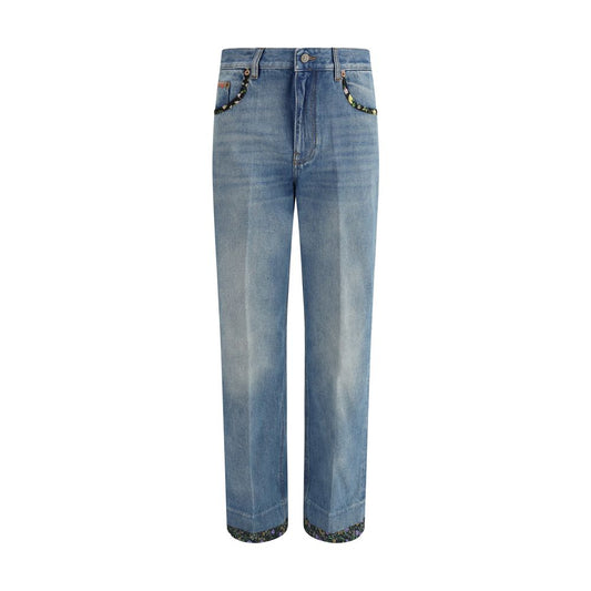 Valentino Jeans with floral details Valentino