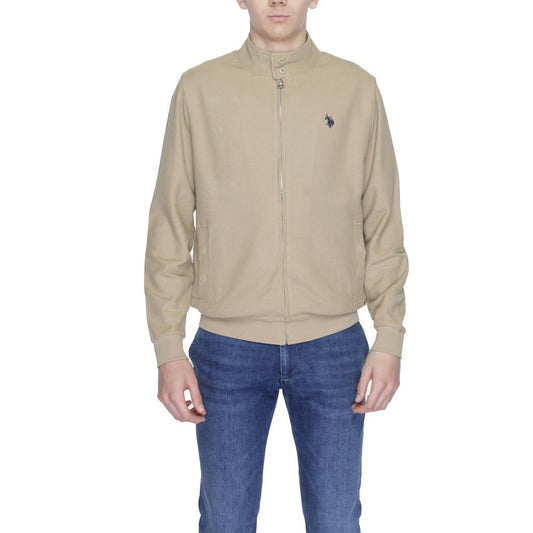 U.S. POLO ASSN. Beige Cotton Jackets & Coat U.S. POLO ASSN.