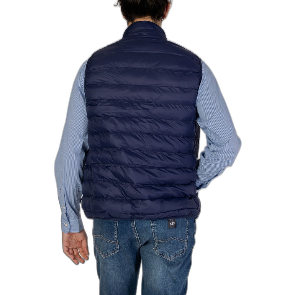 U.S. POLO ASSN. Blue Polyamide Sleveless Jacket U.S. POLO ASSN.