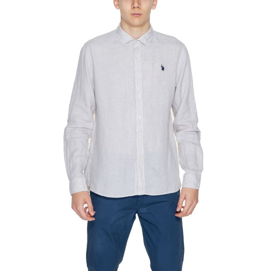 U.S. POLO ASSN. Beige Linen Shirt U.S. POLO ASSN.