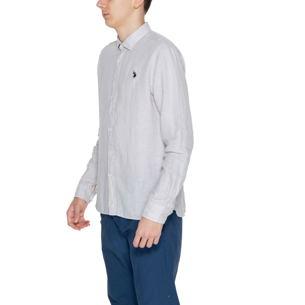 U.S. POLO ASSN. Beige Linen Shirt U.S. POLO ASSN.