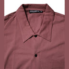 Dolce & Gabbana Dark Pink Button Down Casual Polo Men Shirt
