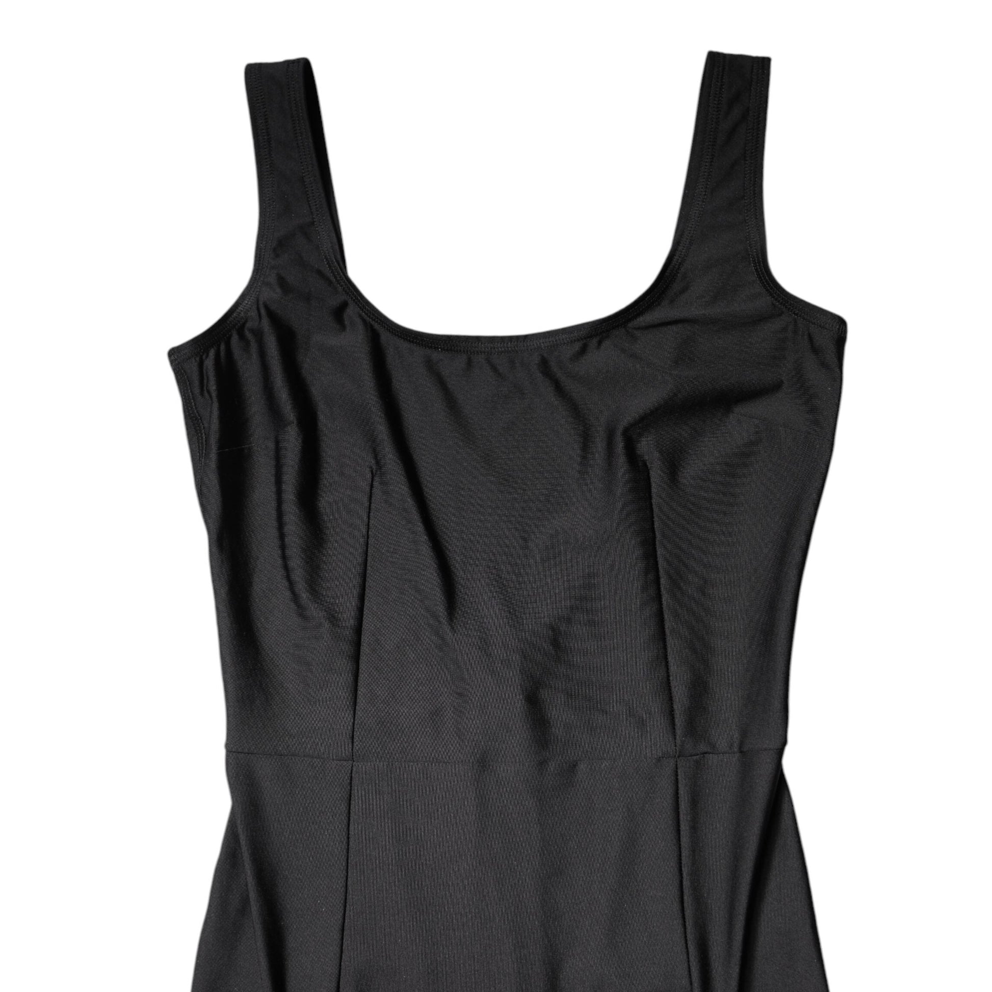 Dolce & Gabbana Black Sleeveless Bodycon Women Jumpsuit Dress