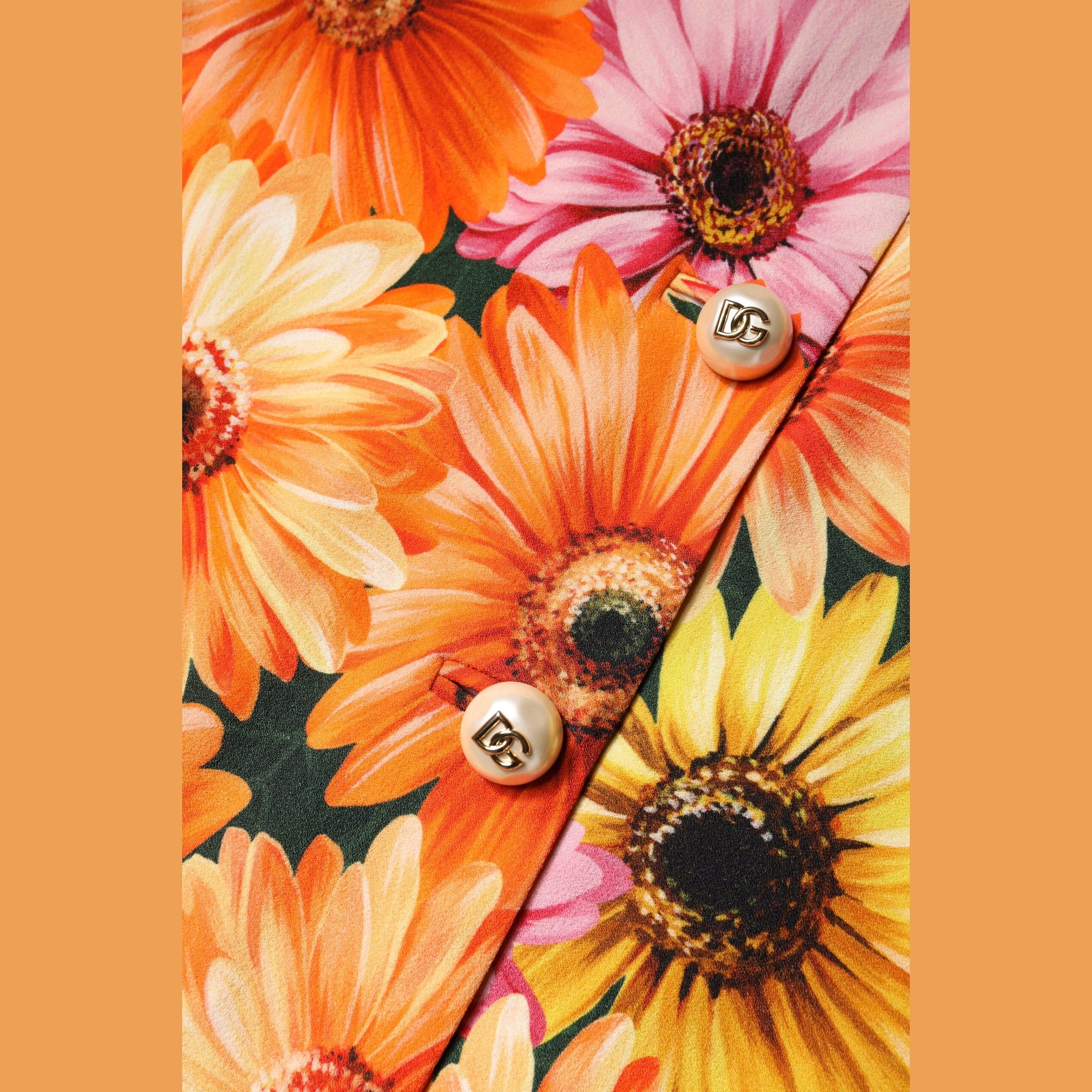 Dolce & Gabbana Multicolor Floral High Waist Mini Skirt