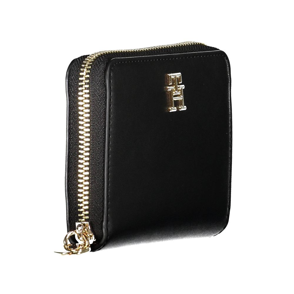 Tommy Hilfiger Black Polyethylene Women Wallet Tommy Hilfiger