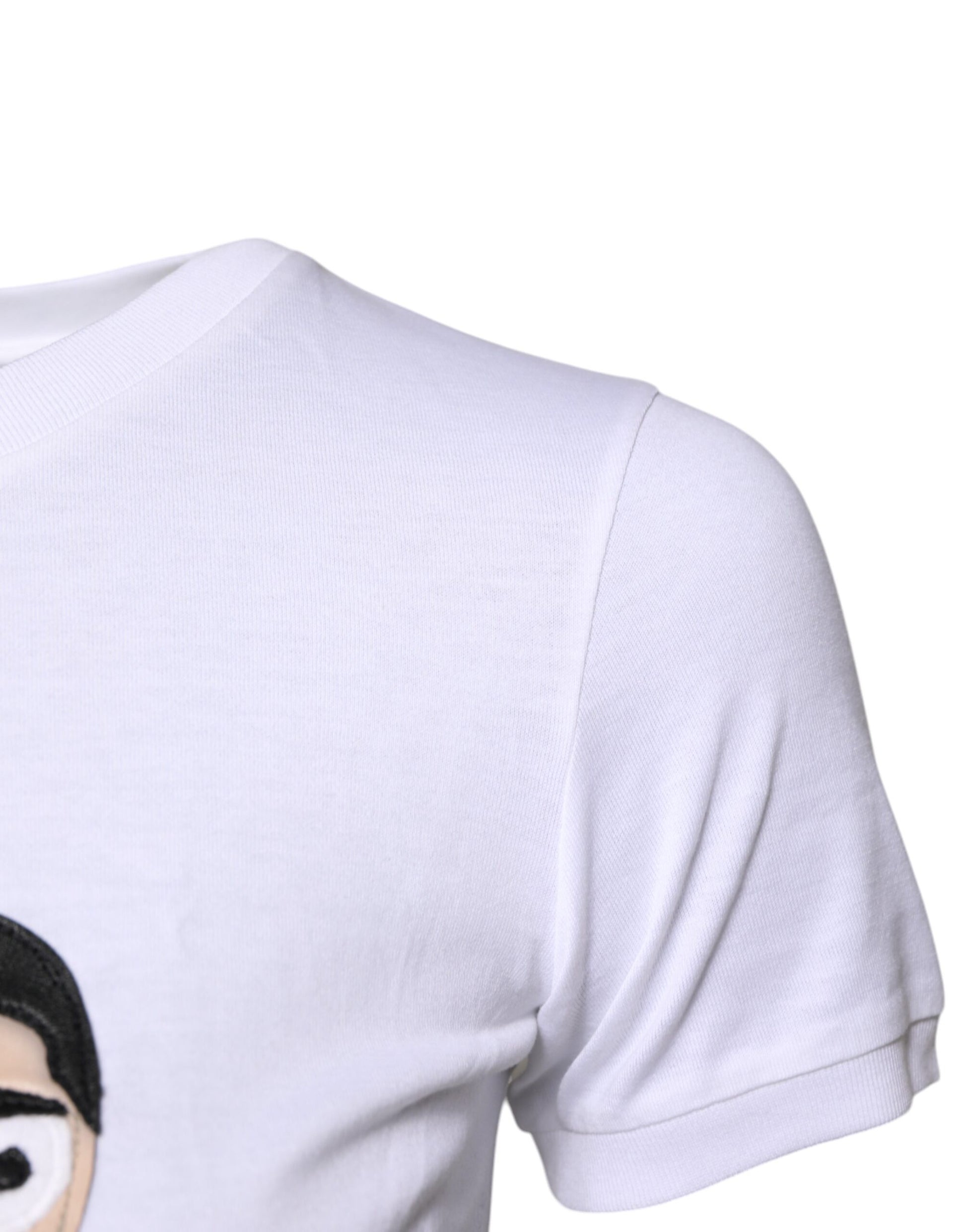 Dolce & Gabbana White Cotton #DGFAMILY Embroidery T-shirt Dolce & Gabbana