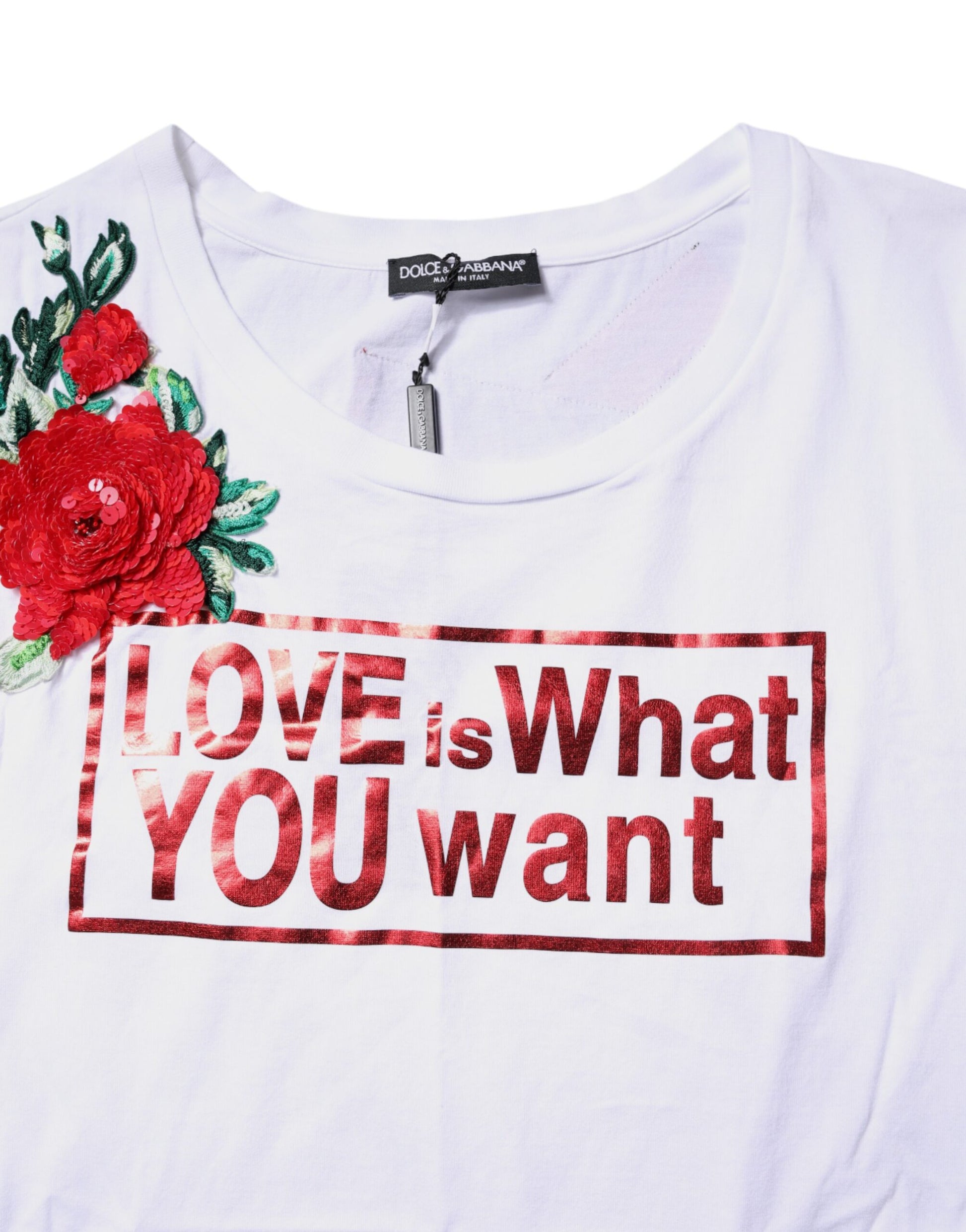 Dolce & Gabbana White Floral Graphic Print Sleeveless Tank Top Dolce & Gabbana