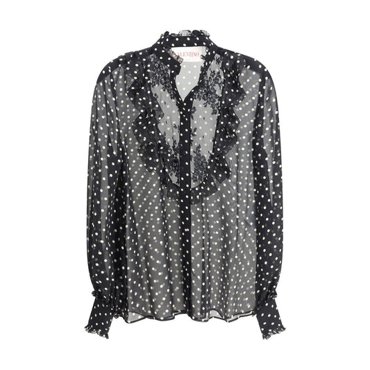 Valentino Polka dot silk Shirt Valentino