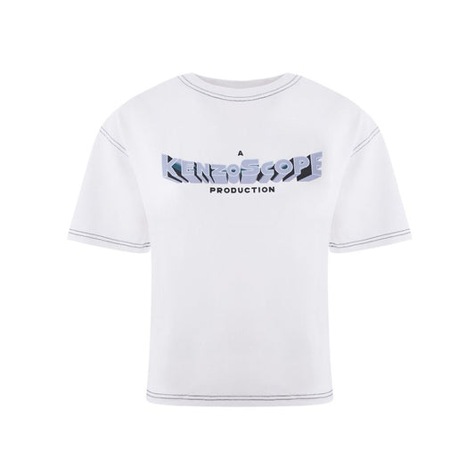 Kenzo Elegant White Cotton Top for Women Kenzo