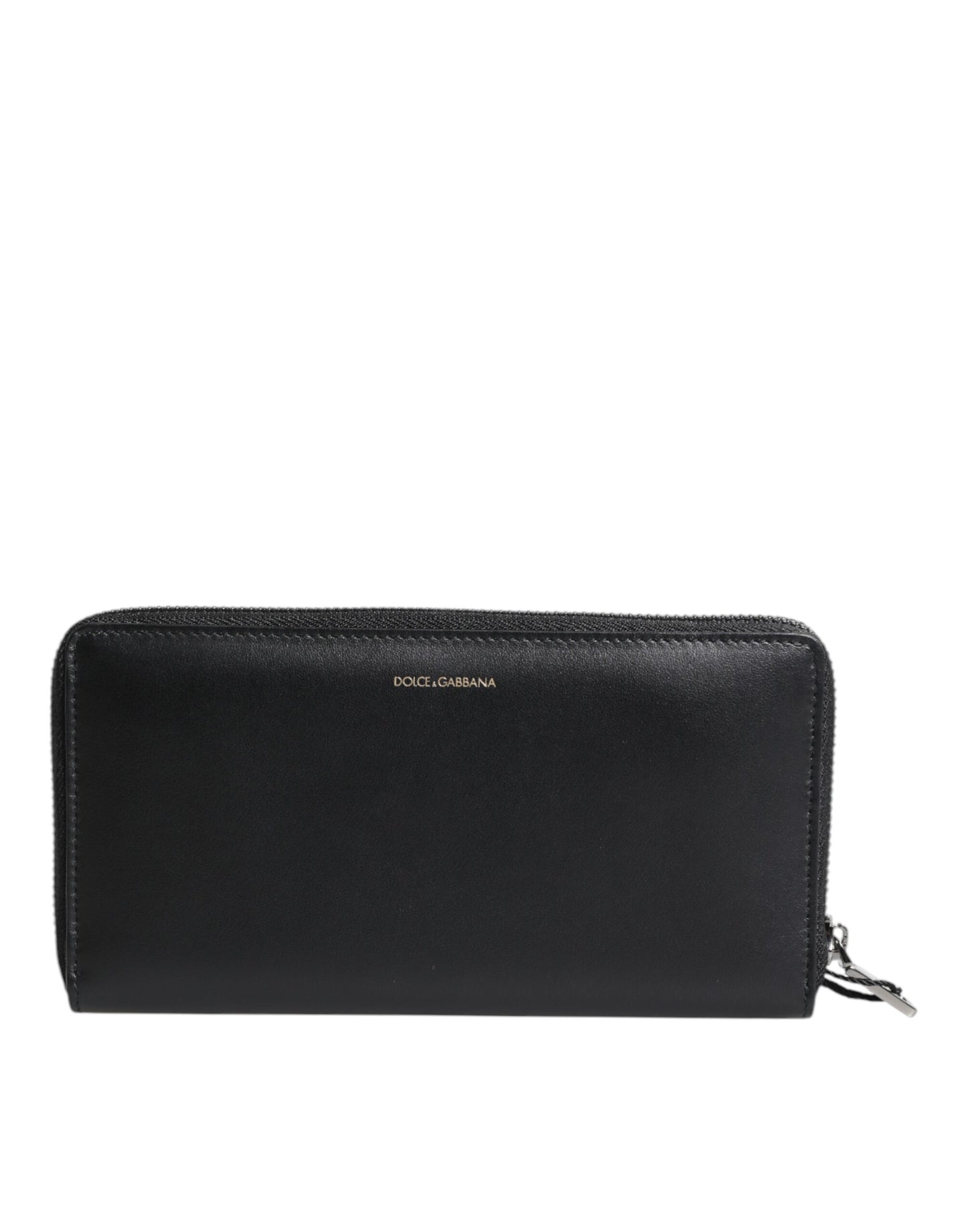 Dolce & Gabbana Black Blue Exotic Leather Embossed Continental Wallet Dolce & Gabbana