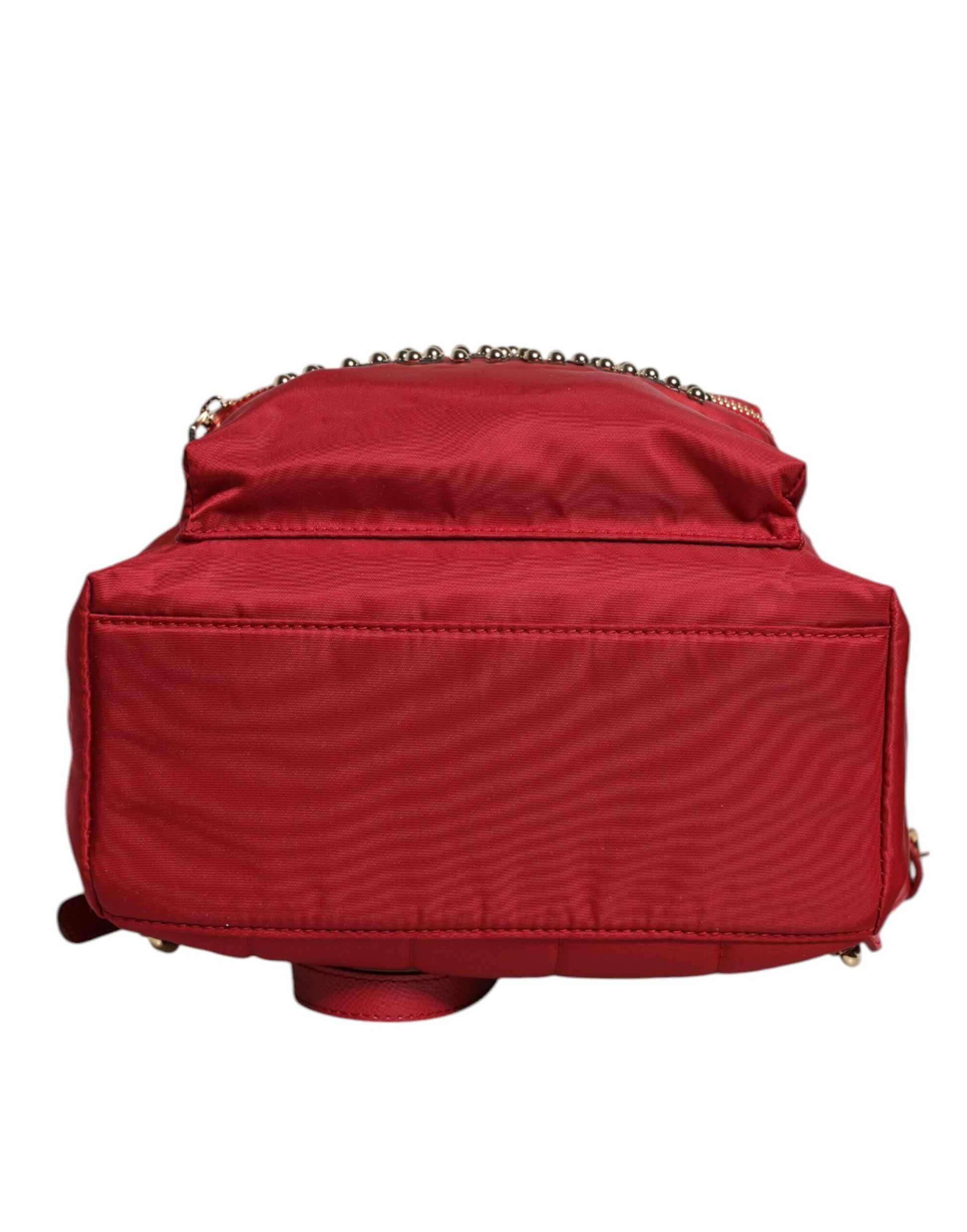 Dolce & Gabbana Red #DGFAMILY VULCANO Embellishment Backpack Bag Dolce & Gabbana