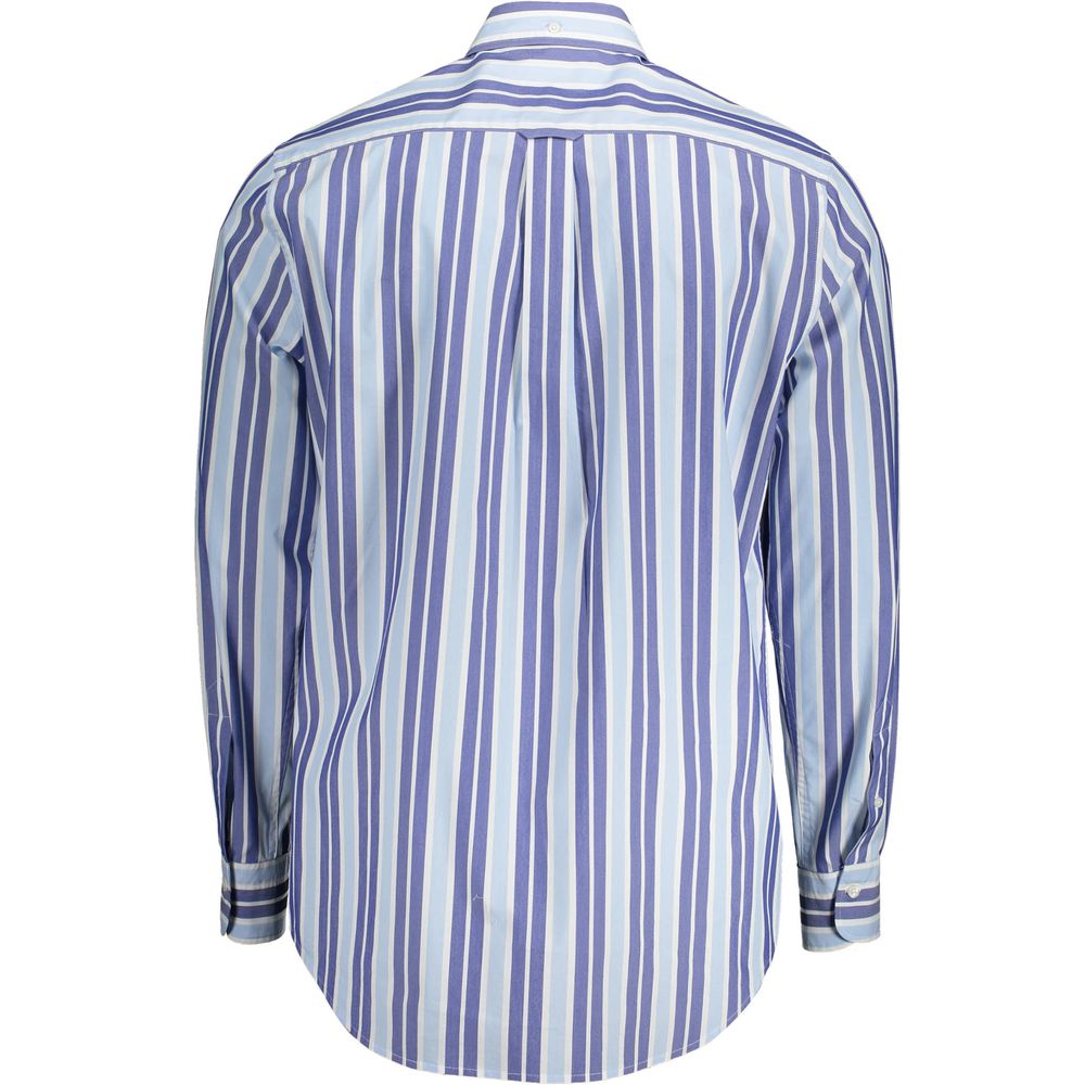 Gant Light Blue Cotton Men Shirt Gant
