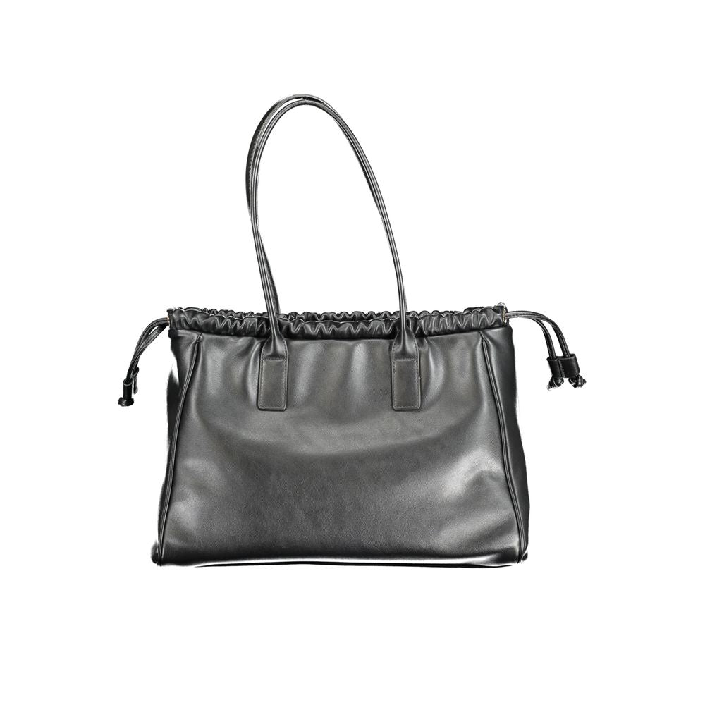 Mario Valentino Black Polyethylene Handbag Mario Valentino