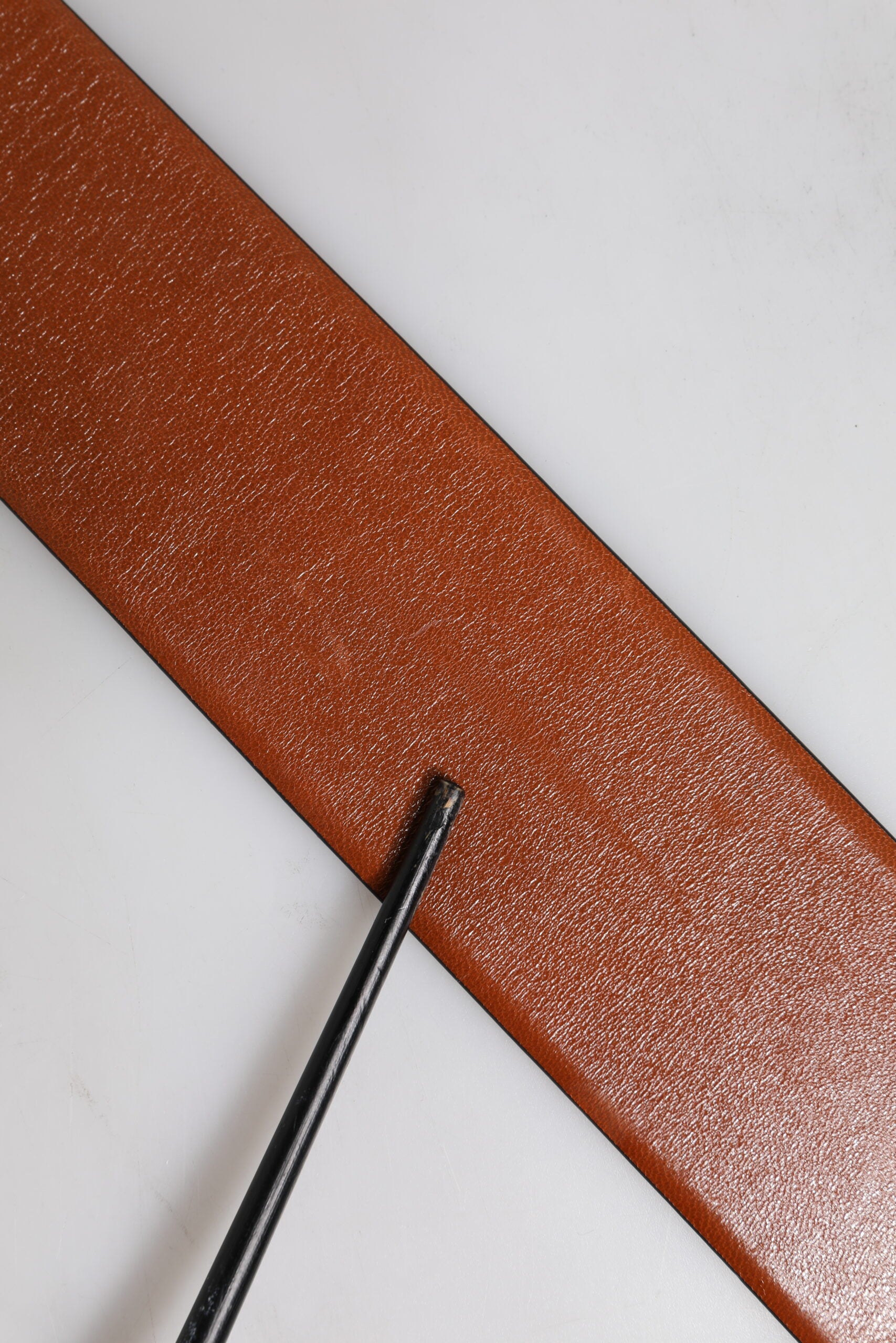 Dolce & Gabbana Brown Leather Gold Metal Buckle Classic Belt Dolce & Gabbana