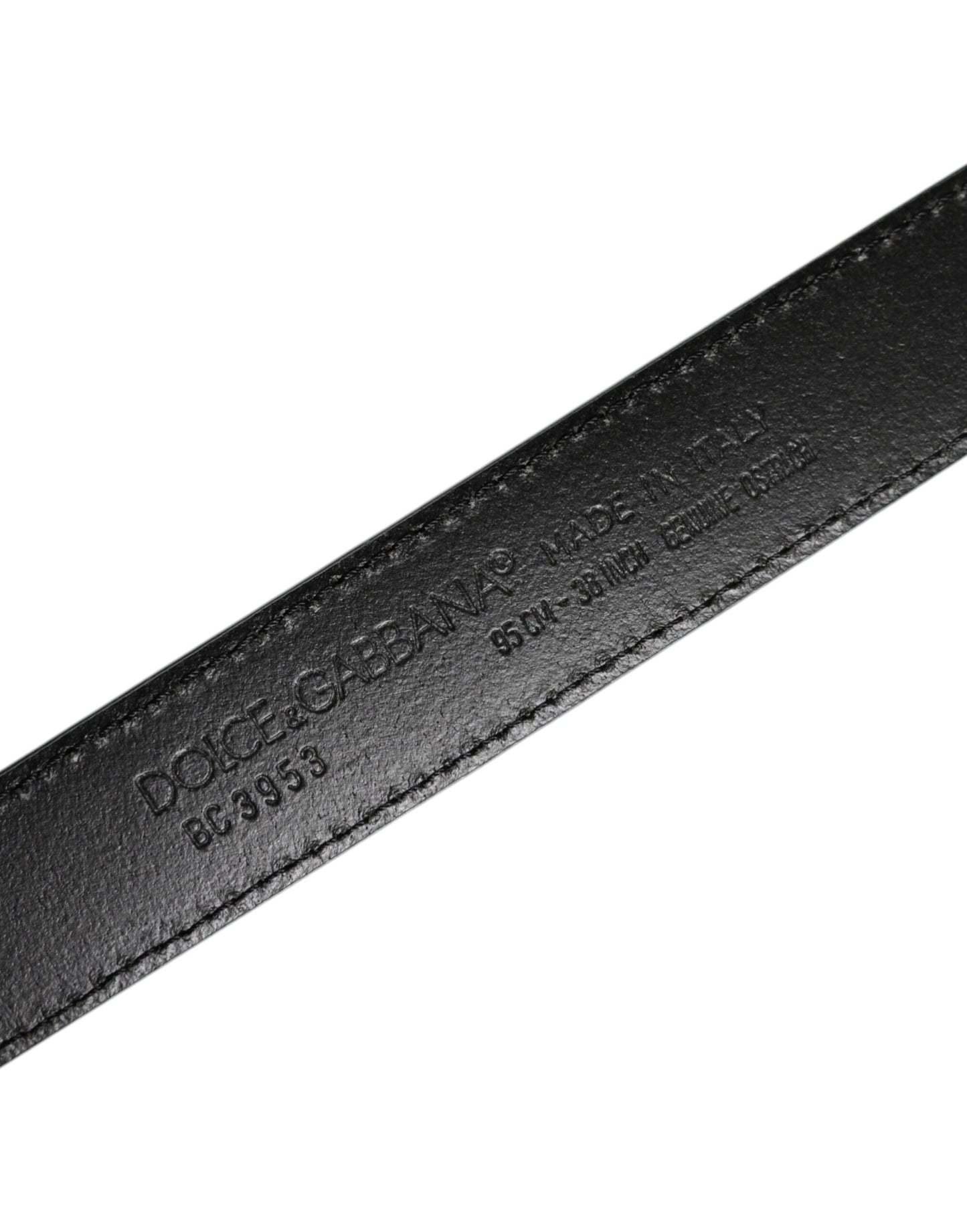 Dolce & Gabbana Green Ostrich Leather Silver Metal Buckle Belt Dolce & Gabbana