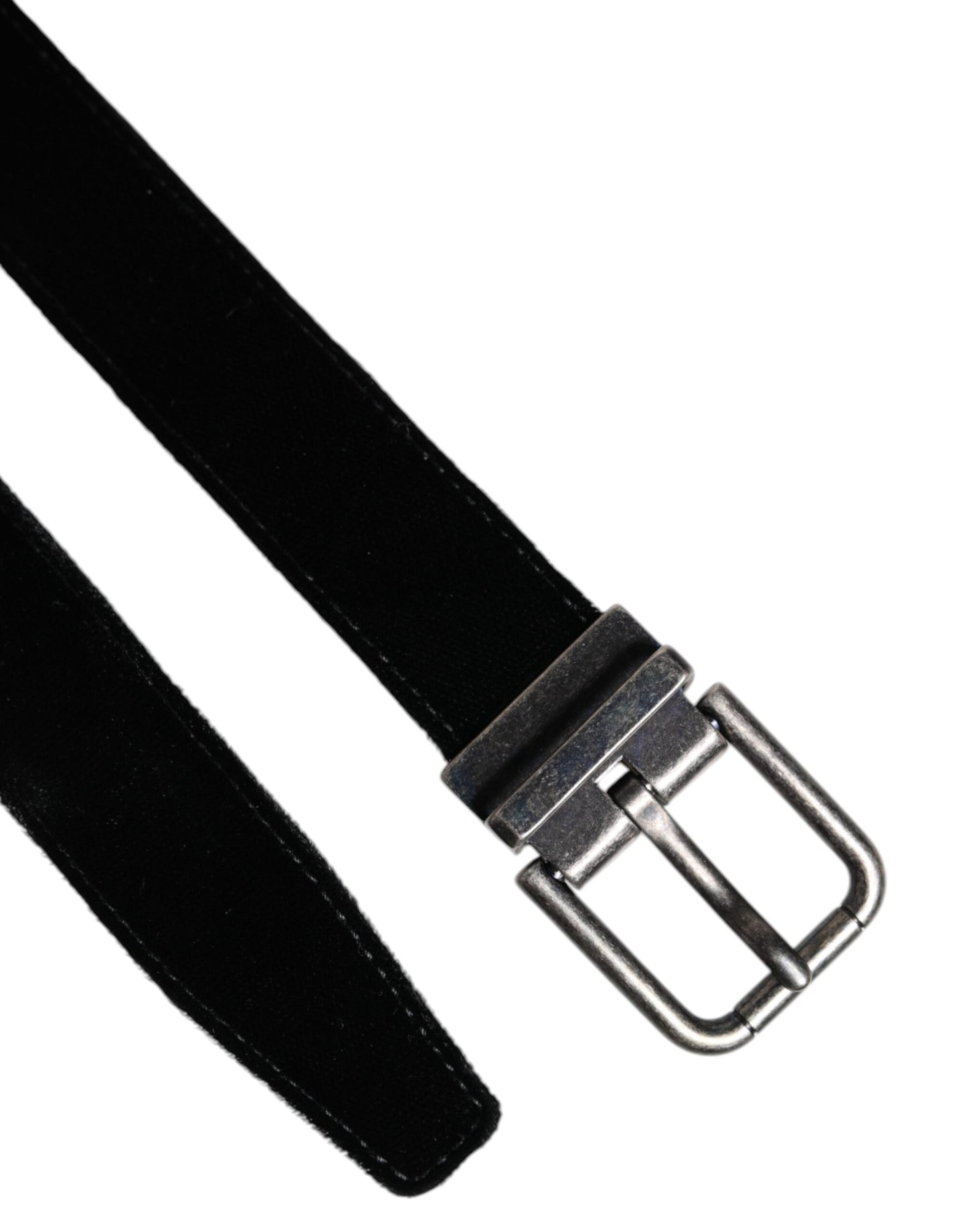 Dolce & Gabbana Black Leather Metal Buckle Classic Belt Dolce & Gabbana