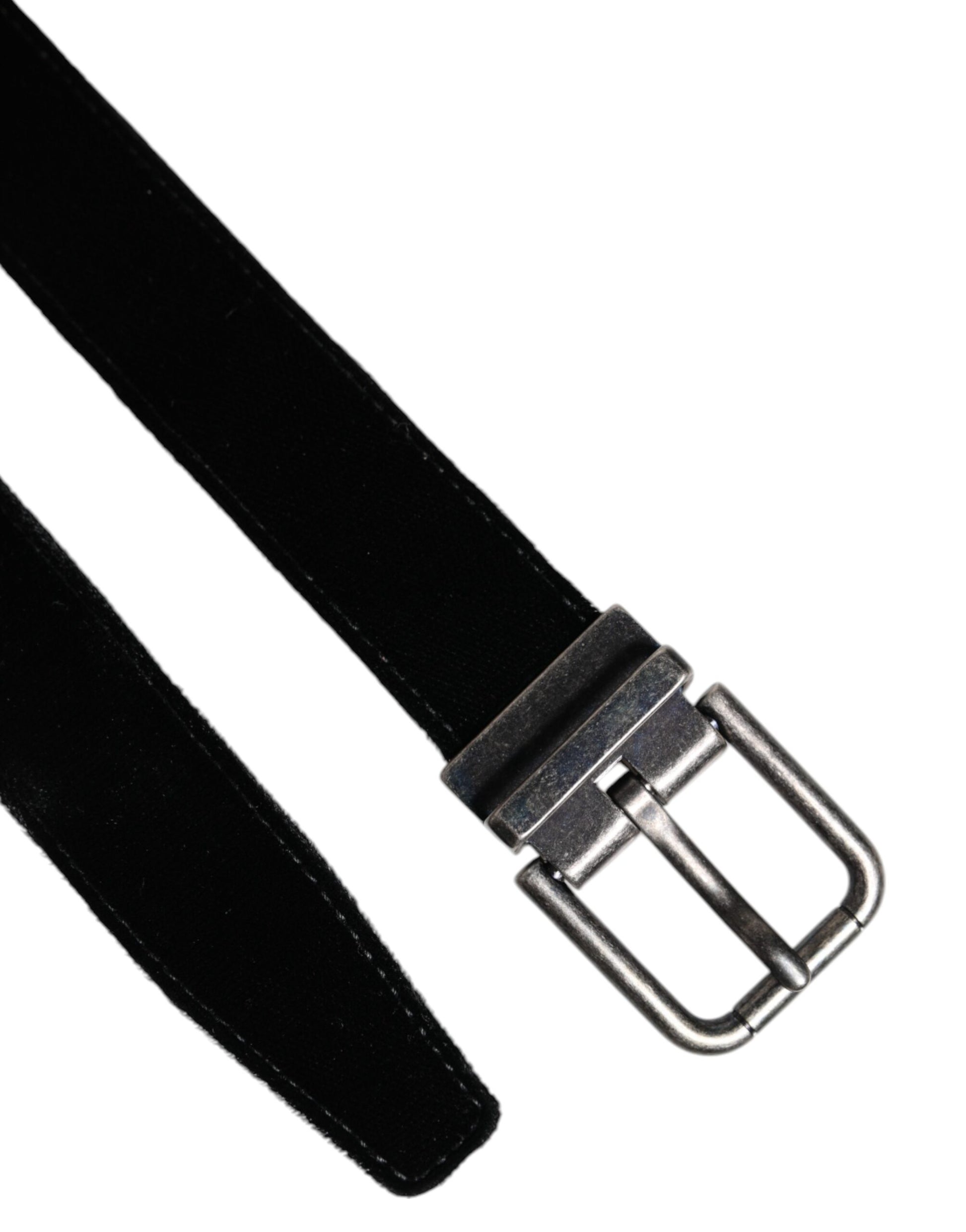 Dolce & Gabbana Black Leather Metal Buckle Classic Belt Dolce & Gabbana