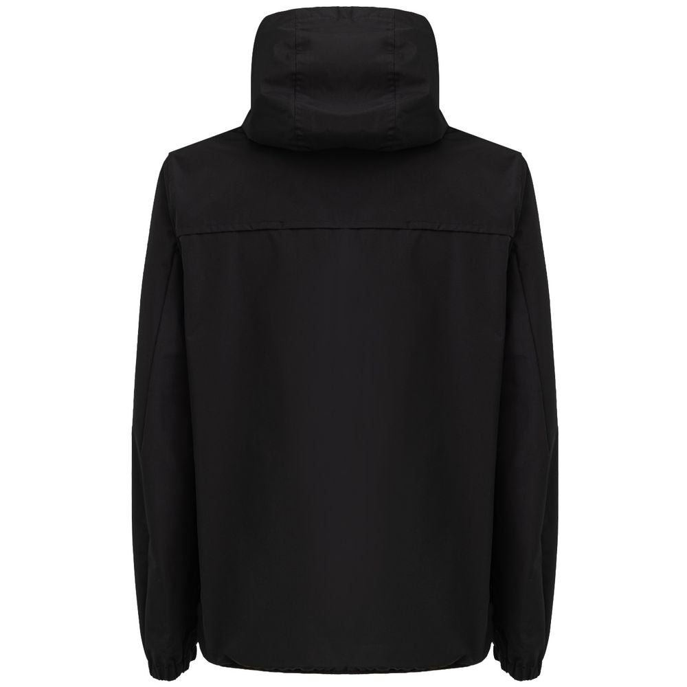 Dolce & Gabbana Black Polyester Jackets & Coat Dolce & Gabbana