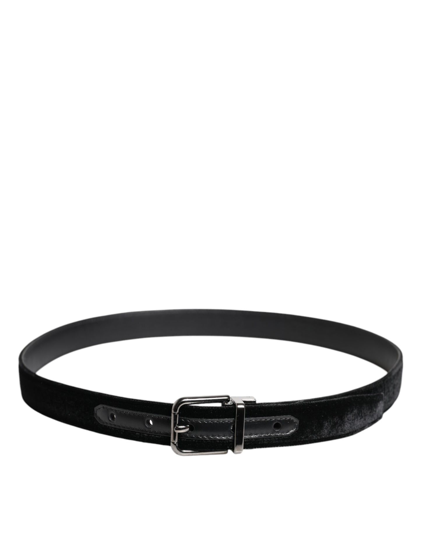 Dolce & Gabbana Black Leather Metal Buckle Classic Belt Dolce & Gabbana