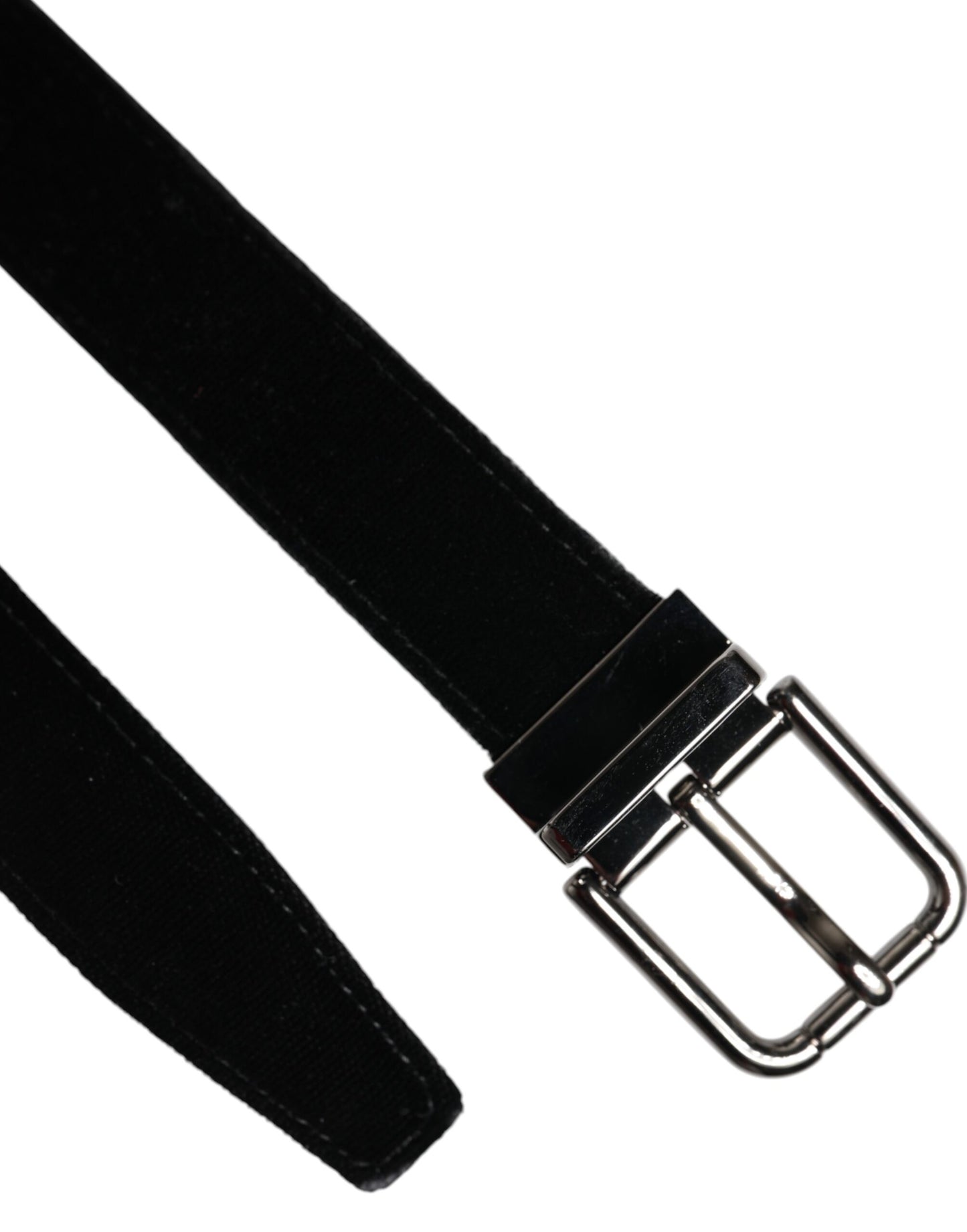 Dolce & Gabbana Black Leather Metal Buckle Classic Belt Dolce & Gabbana