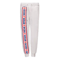GCDS White Cotton Joggers Workout Pants