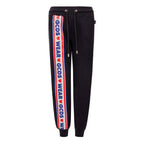 GCDS Black Cotton Joggers Workout Pants