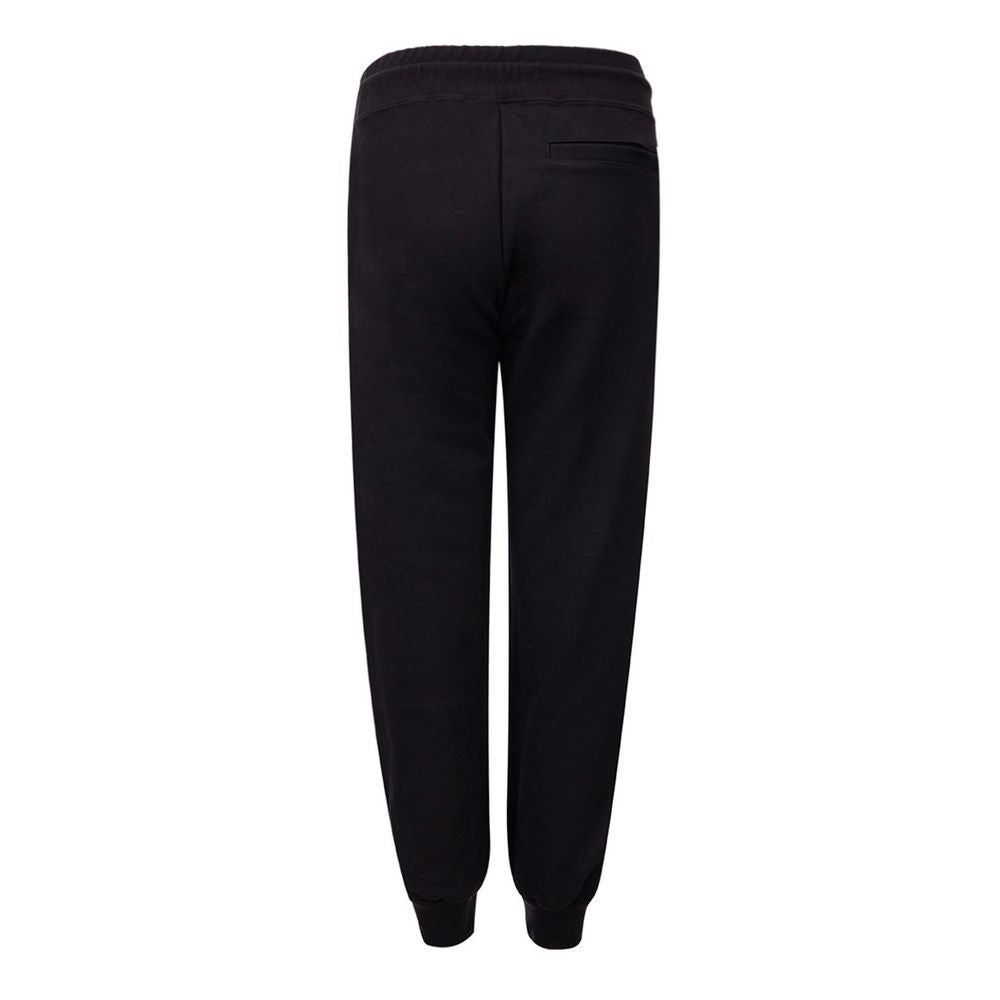 GCDS Black Cotton Joggers Workout Pants