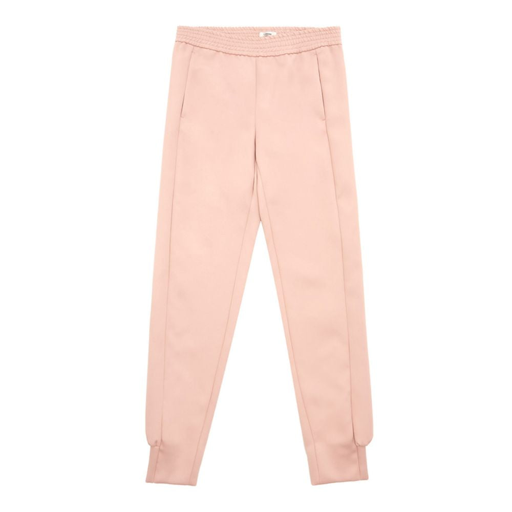 Lardini Elegant Pink Polyester Pants for Women Lardini