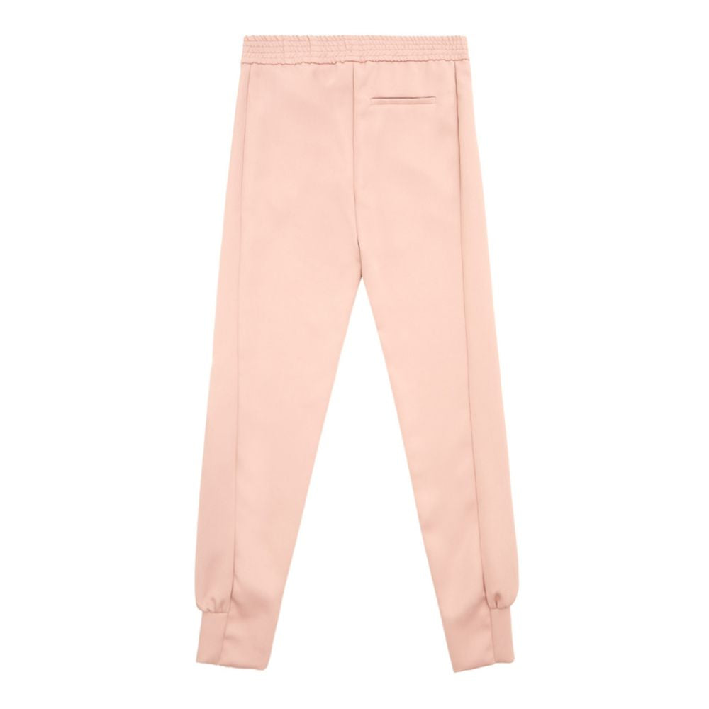 Lardini Elegant Pink Polyester Pants for Women Lardini