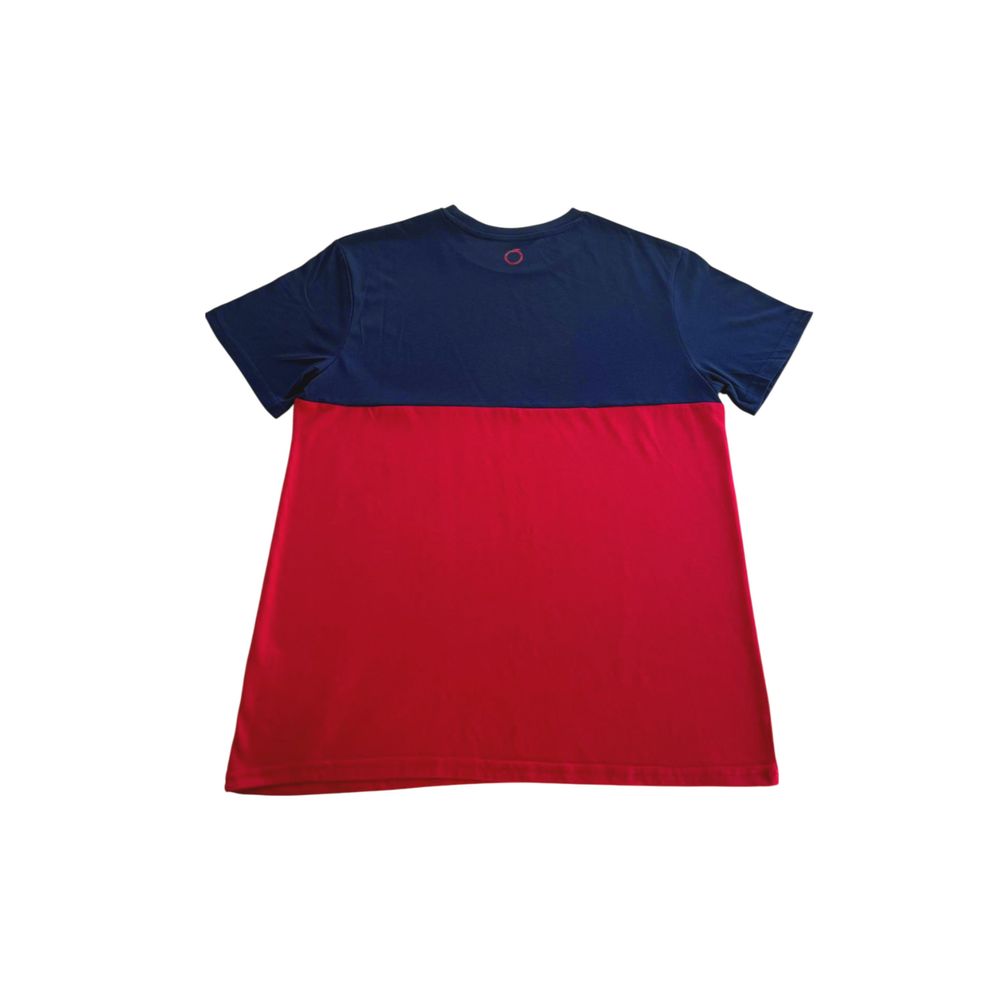 Trussardi Beachwear Red Cotton Men T-Shirt Trussardi Beachwear