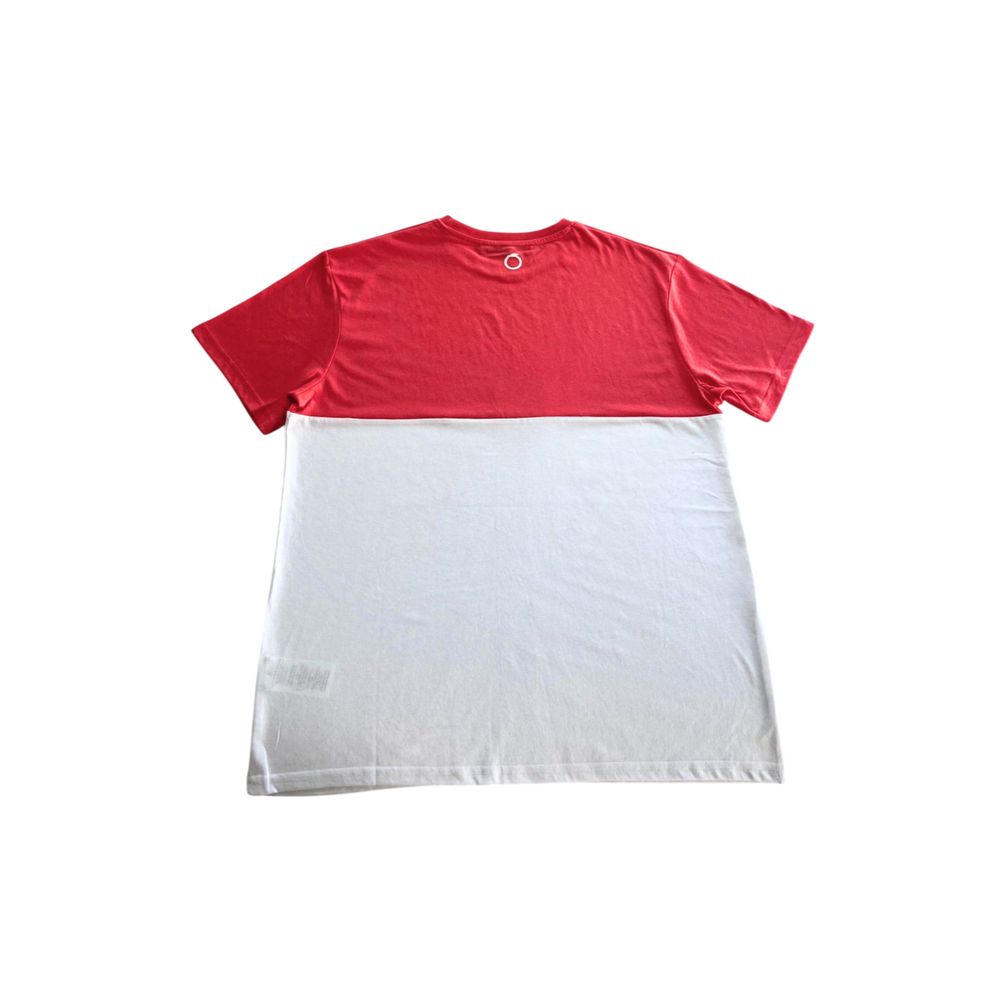 Trussardi Beachwear White Cotton Men T-Shirt Trussardi Beachwear