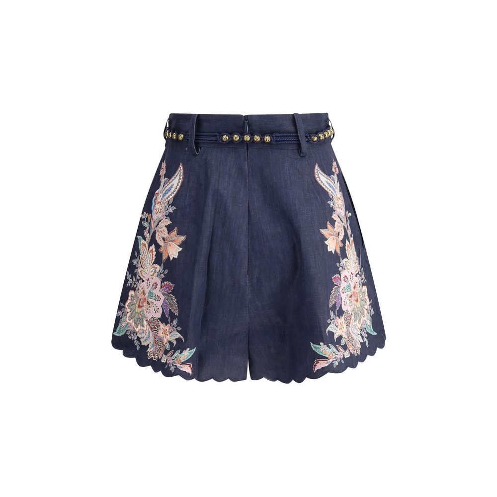 Zimmermann Rhiannon Tuck Shorts Zimmermann
