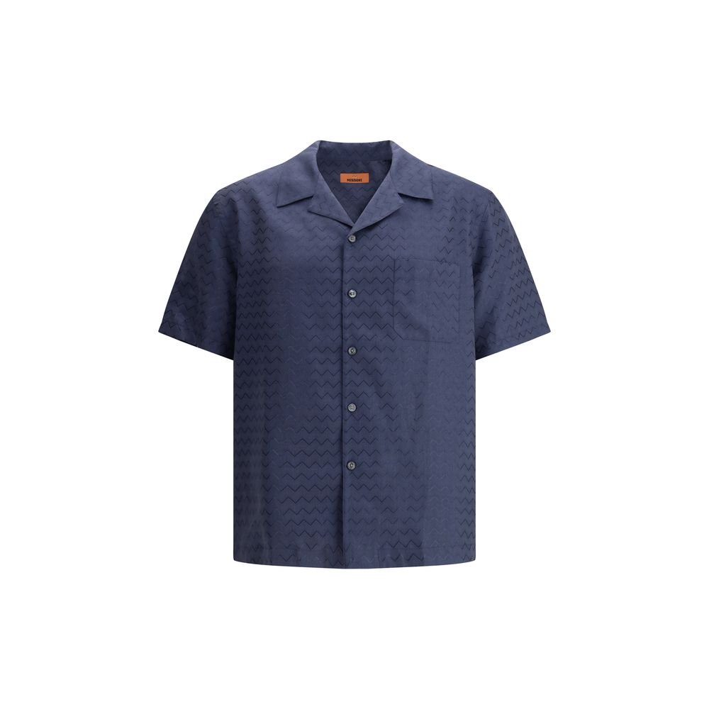 Missoni Bowling Shirt with shiny ZigZag pattern Missoni